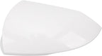 Side Mirror Cover Cap Unpainted White Rearview Wing Mirror Cap Weather Replacement for Hyundai Elantra 2021 to 2023 (Left)
