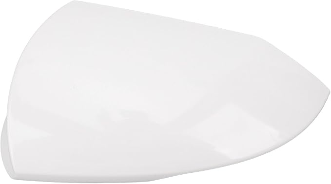 Side Mirror Cover Cap Unpainted White Rearview Wing Mirror Cap Weather Replacement for Hyundai Elantra 2021 to 2023 (Left)
