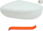 Right Passenger Side Mirror Cover Cap Compatible with Nissan Altima 2013-2018 White