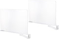 Luxshiny Organize Your Closet 2pcs Acrylic Wardrobe Partition Shelf Divider for Clothes Hats Towels