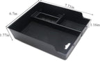 BestEvMod for Rivian R1T & Rivian R1S Accessories Center Console Organizer Tray Armrest Storage Box ABS Material with PVC Trim Compatible with Rivian R1T/R1S 2022 2023 2024 2025 Accessories(V2 Black)