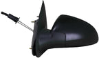 TRQ 2 Piece Driver and Passenger Side Mirror Assembly Set Manual Adjustment Non-Heated No Memory Black Compatible with 2005-2