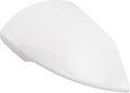 Side Mirror Cover Cap Unpainted White Rearview Wing Mirror Cap Weather Replacement for Hyundai Elantra 2021 to 2023 (Left)