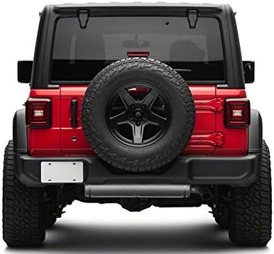 Raxiom LED Tail Lights; Black Housing; Red Lens Compatible for 18-25 Jeep Wrangler JL w/Factory Halogen Tail Lights & w/o Bli