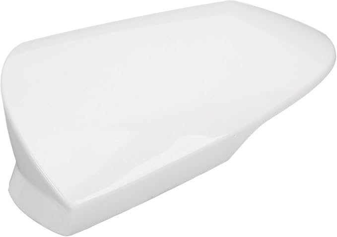 Side Mirror Cover Cap Unpainted White Rearview Wing Mirror Cap Weather Replacement for Hyundai Elantra 2021 to 2023 (Left)