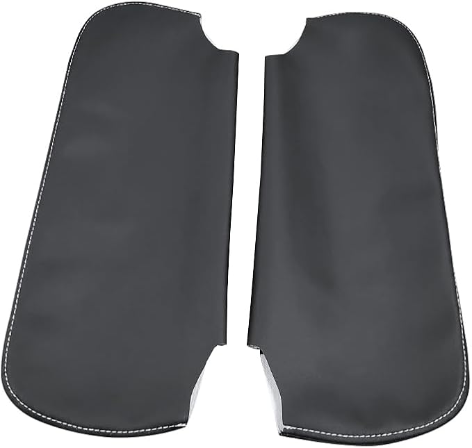 Black Car Sun Visor Cover, Left & Right Side Sun Visor Skin Pair Fits for Chevy Camaro 1993-2002, for Firebird 1993-2002 (Skin Only)
