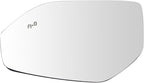 TRQ Driver Side Mirror Glass Heated Blind Spot For Factory Equipped & Aftermarket Mirrors Compatible with 2018 Volkswagen Atl
