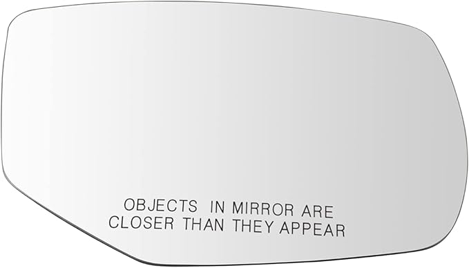 TRQ Passenger Side Mirror Glass Heated with Backing Plate For Factory Equipped Mirrors Only Compatible with 2013-2017 Honda A