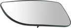 TRQ Driver Side Mirror Glass Heated with Spotter Glass Compatible with 2011-2022 Ram 1500 2011-2018 Ram 2500 3500 4500 5500 2