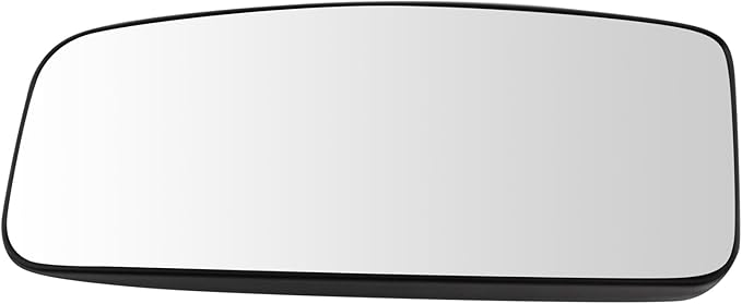 TRQ Passenger Side Lower Mirror Glass Convex Snap On Compatible with 2007-2009 Dodge Sprinter 2500 Sprinter 3500 CH1325162