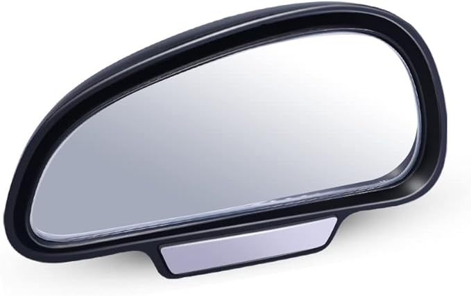 Biqing Blind Spot Mirrors for Cars LEFT,Universal Adjustable HD Glass Wide Angle Side Rearview Mirror for Safety Auxiliary Parking