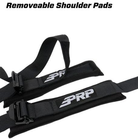 5 Point Harness with 3″ Belts Black By PRP SB5.3