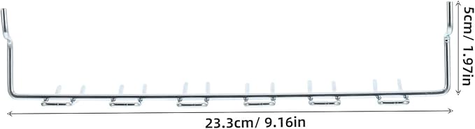 PRETYZOOM 2Pcs Multi-Prong Pegboard Accessories Organizer Kit, Tool Storage Hooks for Workshop Various Tools Home, Garage, Cr