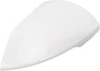 Side Mirror Cover Cap Unpainted White Rearview Wing Mirror Cap Weather Replacement for Hyundai Elantra 2021 to 2023 (Right)