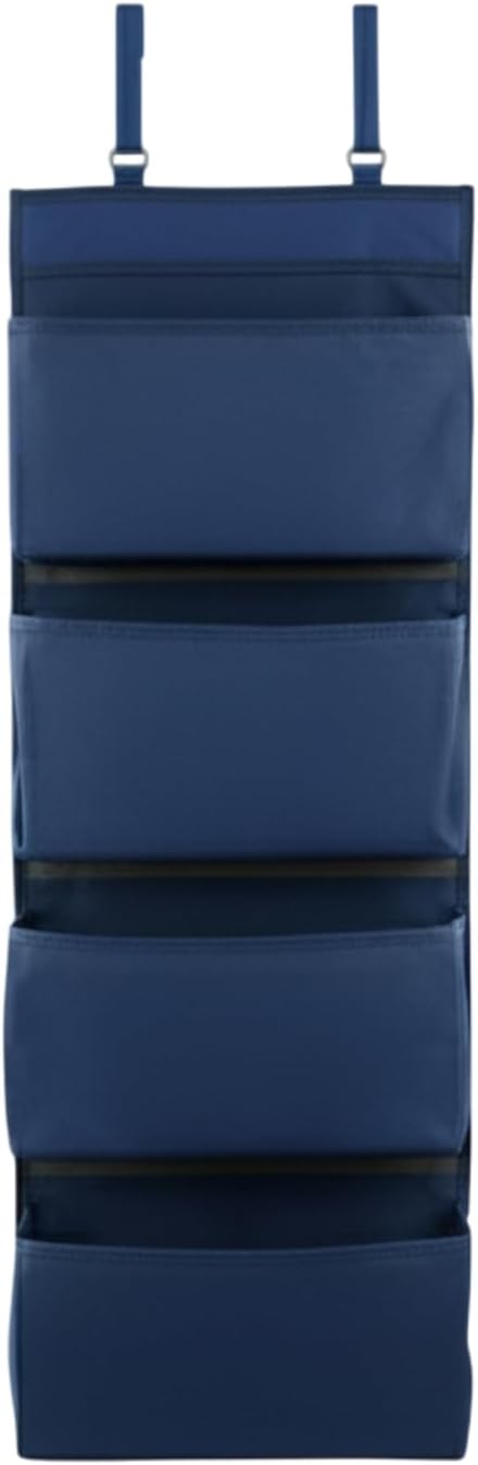 YNR Over Door Storage with 4 Pockets, Strong and Durable Hanging Wardrobe Organiser, Practical and Spacious, Hanging Storage 