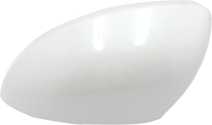 Left Driver Side Replacement Mirror Cover Compatible with Nissan Altima 2019 2020 2021 2022 2023 2024 2025 Exterior Door Side Rearview Mirror Cap Cover Without Turn Signal Light Pearl (White)