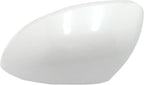Left Driver Side Replacement Mirror Cover Compatible with Nissan Altima 2019 2020 2021 2022 2023 2024 2025 Exterior Door Side Rearview Mirror Cap Cover Without Turn Signal Light Pearl (White)