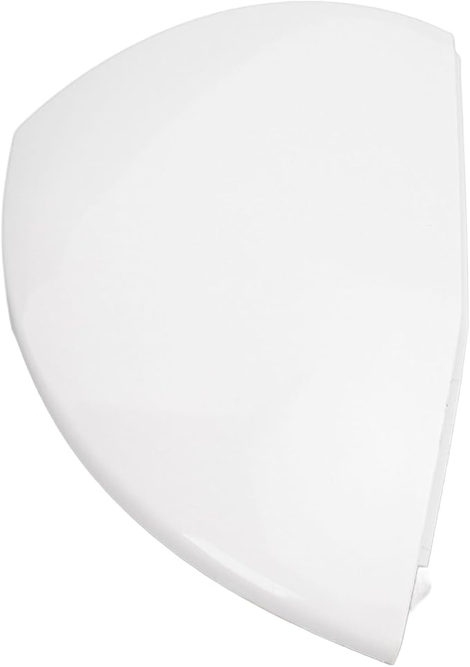 Side Mirror Cover Cap Unpainted White Rearview Wing Mirror Cap Weather Replacement for Hyundai Elantra 2021 to 2023 (Left)