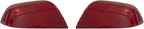 Compatible with Tesla Model 3 Side Mirror Cover Replacement 2017 2018 2019 2020 2021 2022 2023 2024, Left & Right Side Rearview Mirror Cover Cap for Model 3 Accessories(red) 2pcs