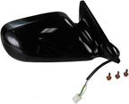 TRQ Driver and Passenger Side Mirror Assembly Set Power Paint to Match Compatible with 1999-2003 Toyota Solara