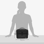 Mancro Dual Layers Medicine Organizer Bag, Pill Bottle Organizer Storage with Lockable Zipper, Medication Travel Bag for Pill