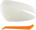 Rear View Mirror Cover Shell White Fit for Mazda CX-5 CX-3, Replace KR22-69-1N1-85 KR22691N185, Passenger Side