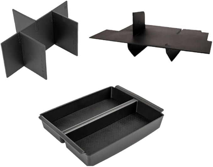 Vehicle OCD – Center Console Divider, Tray, and Glove Box Organizer for Toyota Tacoma (2024-2026) – Made in USA - (NOT for Tacoma i-FORCE MAX hybrid) - SLX514