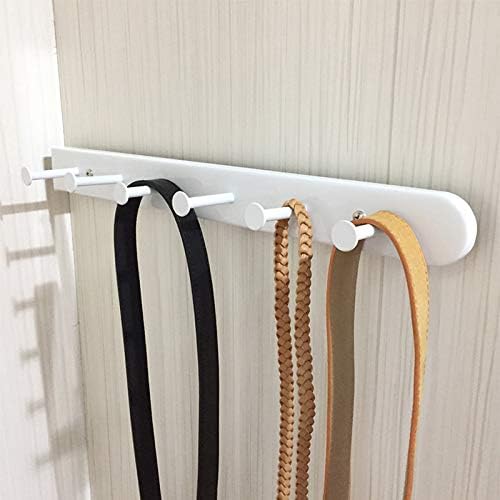Extendable Sliding Wardrobe Hook Rail with Hardware Pull Out Closet Rod Clothing Hanging Hooks Organizer for Home, Office, Ho