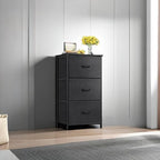 AODK Dresser for Bedroom Nightstand Small Dressers Chest of Drawers End Table for Living Room, Closet Dresser with 3 Storage 