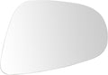 TRQ Driver Side Mirror Glass Heated Snap On Compatible with 2010-2014 Volkswagen Golf GTI VW1324116
