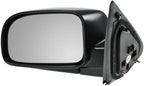 TRQ 2 Piece Driver and Passenger Side Mirror Assembly Set Electric Adjustment Heated No Memory Black Compatible with 2007-201