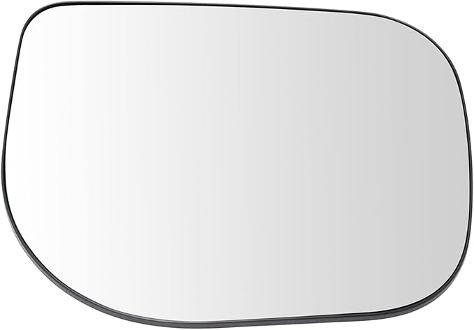 TRQ Passenger Side Mirror Glass with Backing Plate Heated Compatible with 2006-2015 Nissan Titan 2006-2015 Nissan Armada NI13