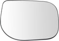 TRQ Passenger Side Mirror Glass with Backing Plate Heated Compatible with 2006-2015 Nissan Titan 2006-2015 Nissan Armada NI13