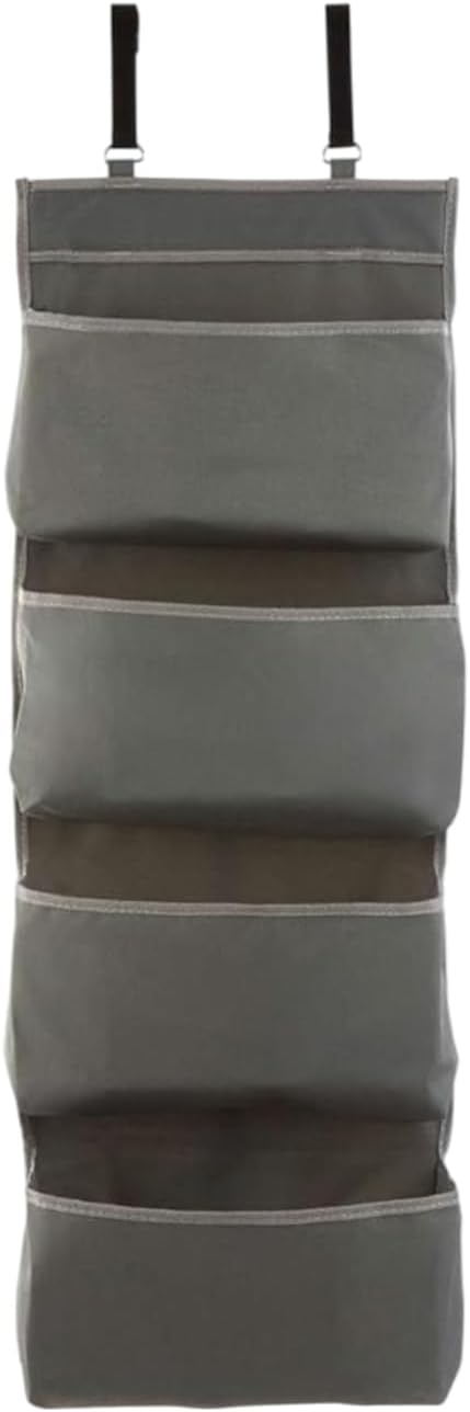 YNR Over Door Storage with 4 Pockets, Strong and Durable Hanging Wardrobe Organiser, Practical and Spacious, Hanging Storage 