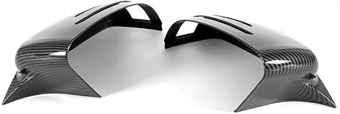 Carbon Fiber Horn Mirror Cover Cap Fit for Merceddes Beenz Beenz W204 W176 W212 CLA250 1994-2020 Passenger + Driver side