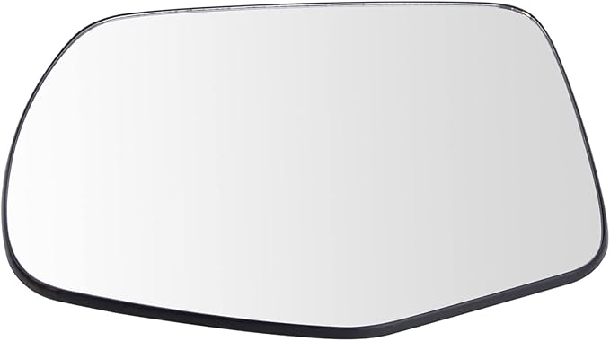 TRQ Driver Side Mirror Glass Flat Backing Plate For Factory Equipped & Aftermarket Mirrors Compatible with 2016-2018 Honda Pi