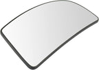 TRQ Driver Side Lower Mirror Glass with Backing Plate Compatible with 2015-2019 Ford Transit-150, Transit-250, Transit-350, T