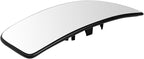TRQ Passenger Side Lower Mirror Glass Heated Convex Compatible with 2015-2020 Ford F-150 2017-2022 Ford F-250 Super Duty F-35