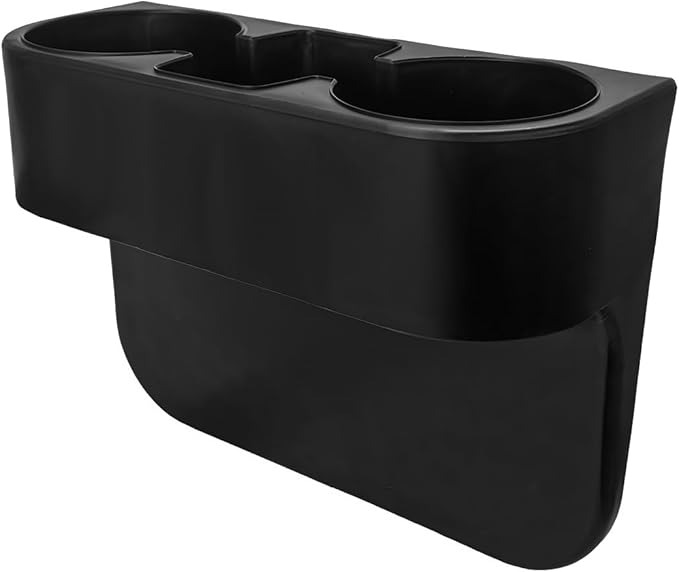 DXNQ Car Cup Holder Gap Filler Organizer, Multifunctional Auto Front Console Gap Filler with Cup Holder, Leather Extra Cup Ho