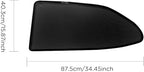 FEISHILINIYA Magnetic Side Windows Sunshades Curtain for Toyota for Camry 8th (2018-2023) Passenger Privacy Built-in Magnet Car Window Sun Shade for Camry ACCEOSSRIES