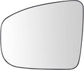 TRQ Driver Side Mirror Glass with Backing Plate Non-Heated Compatible with 2013-2016 Nissan Pathfinder NI1324111 NI1324118