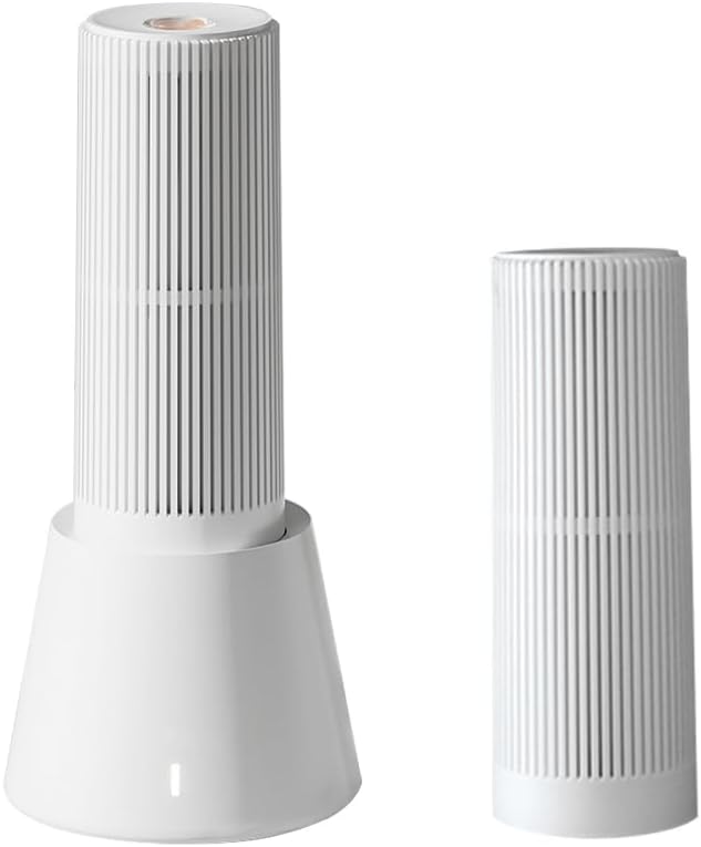 Reusable Cordless Gun Safe Mini Dehumidifier, Rechargeable with Heating Base, Quiet Small Portable Drier Stick for Space