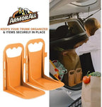 Armor All Trunk Cargo Blocks, Cargo Dividers, Trunk Dividers, Hook & Loop Trunk Organizer Blocks to Hold Cargo in Place,