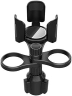 3 in 1 Car Cup Holder Expander with Adjustable Base, All Purpose Car Cup Holder and Organizer, Road Trip Essentials Car Accessories for Snack Bottles Cups Drinks (B03)