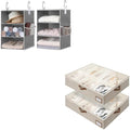 Jumbo Closet Organizers with Under Bed Shoe Storage