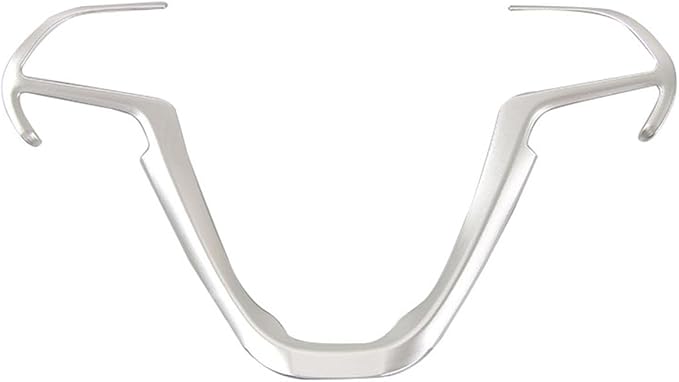 JeCar Steering Wheel Trim Cover Interior Decoration Trim Kit for 2014-2020 Jeep Grand Cherokee & Jeep Cherokee, Silver