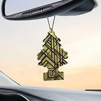 LITTLE TREES Car Air Freshener | Hanging Tree Provides Long Lasting Scent for Auto and Home | 24 Air Fresheners |Gold