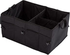 Trunk Organizer Car Basket Storage Tote Organizer Small Black Collapsible Snack Bins for Car SUV Sedan
