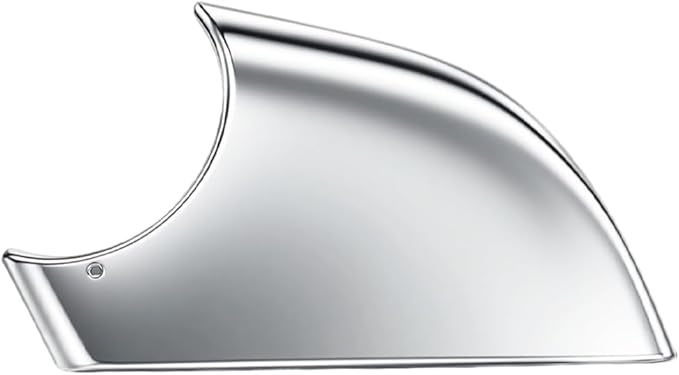 Left Rearview Mirror Cover Bracket, Compatible with Tesla Model 3 2017-2024, Side Mirror Base Cover Replacement Part, Suitable for Tesla Model 3 Accessories（Chrome）
