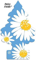 LITTLE TREES 076171673473 Daisy Fields Hanging Paper Tree for Home or Car, 6 Pack